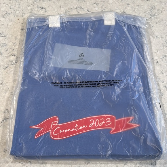 Radley London King Charles III Coronation Blue Canvas Tote Bag NWT - Picture 8 of 10